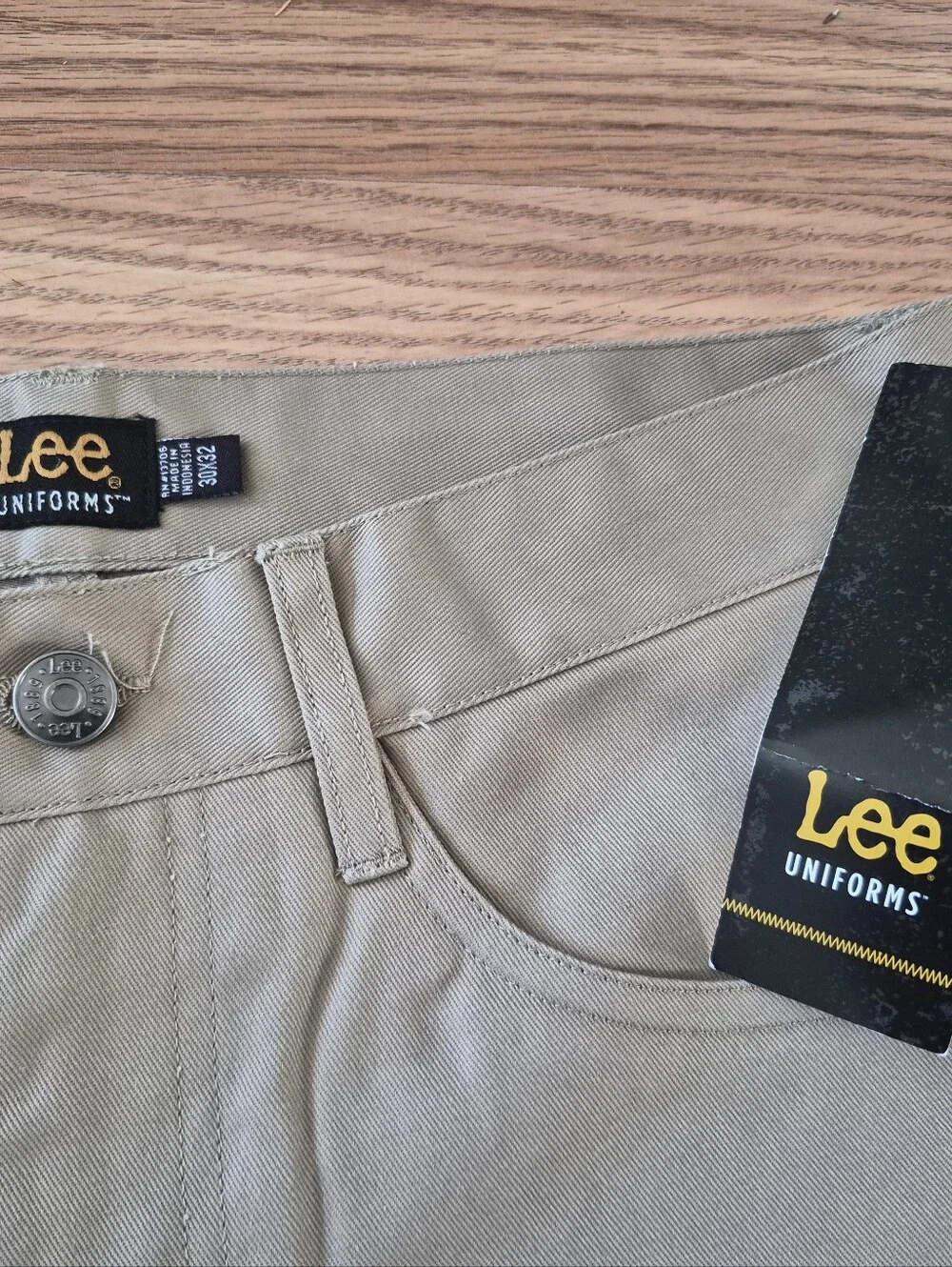 Lee Uniforms Men's Slim Fit Straight Leg 30 x 32 Pants